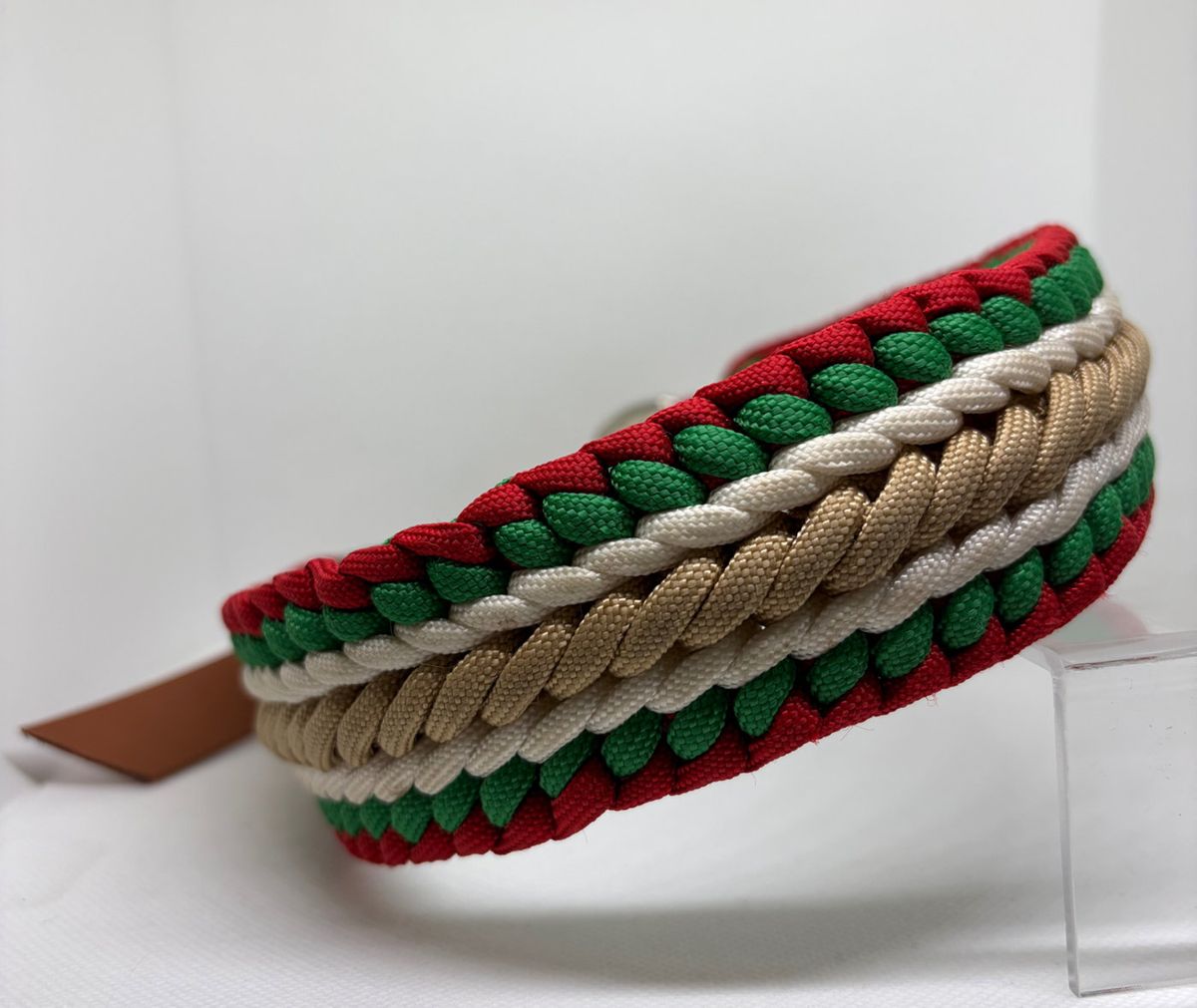 Collare paracord "Tricolore"
